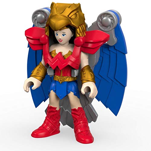 Mattel – DRT59 – Imaginext – DC Super Friends – Wonder Woman – Figura de Juguete con Accesorios de Traje de Vuelo