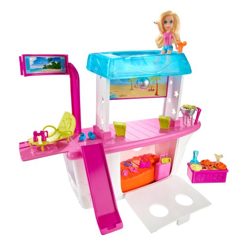 Mattel T7098 Polly Pocket - Muñeca Polly "Fiesta en el barco" [Importado de Alemania]