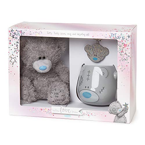 Me to You AGZ01079 Me to You Tatty Teddy Bear - Juego de llavero y taza de regalo