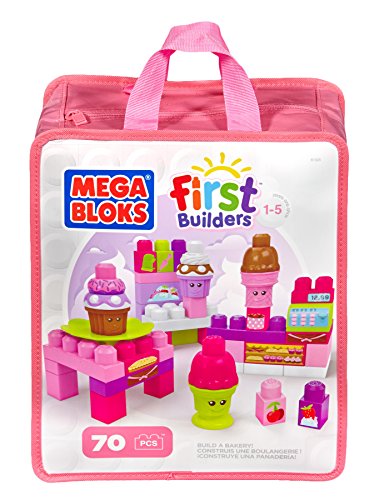 Mega Bloks - First Builders, Juego de construcción de 70 Piezas (81325U)