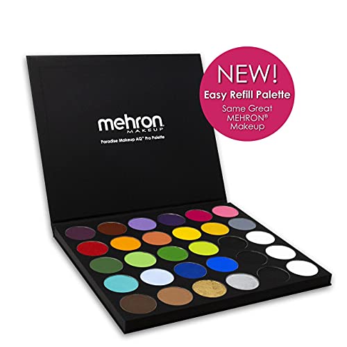 Mehron Mehron Paradise Aq Pro Face Paint Palettes  Tapones para los oídos 14 Centimeters Negro (Black)