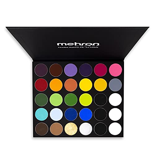 Mehron Mehron Paradise Aq Pro Face Paint Palettes  Tapones para los oídos 14 Centimeters Negro (Black)