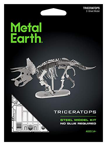 METAL EARTH MAQUETA / PUZZLE 3D De metal. - TRICERATOPS - Monta tus modelos favoritos en casa. (MMS101)