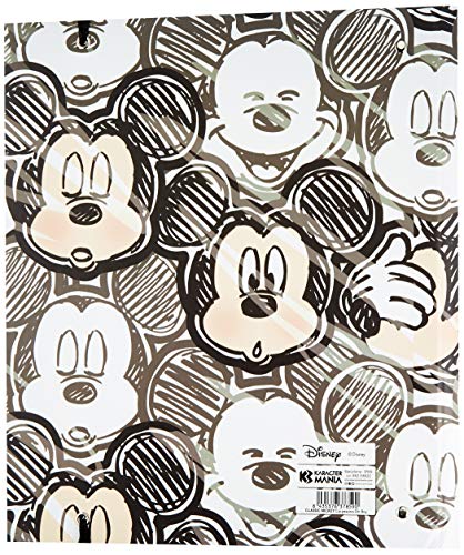 Mickey Mouse- Carpetas, Multicolor (Karactermania KM-37859)