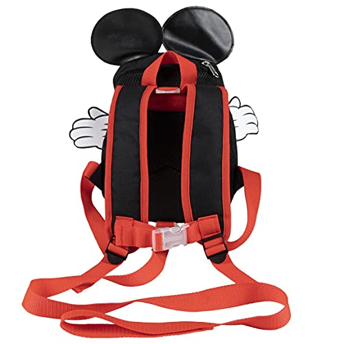 Mickey Mouse Mochila guarderia con arnés, Talla única