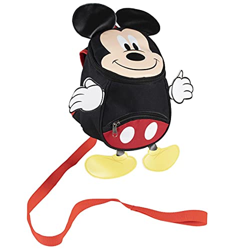 Mickey Mouse Mochila guarderia con arnés, Talla única