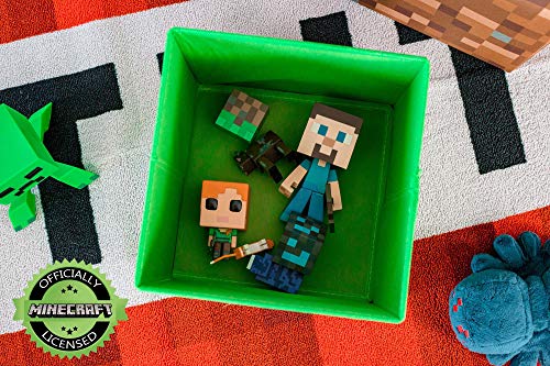 Minecraft Creeper Storage Cube Organizer Storage Cube | 10-Inch Bin