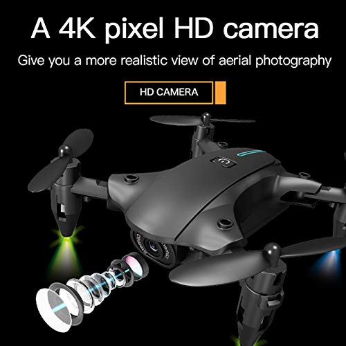 Mini RC Drone, H2 Mini 4K Cámara WiFi Plegable RC Drone Cuadricóptero de presión de Aire con retención de altitud Modo sin Cabeza Regalo para niños Principiantes