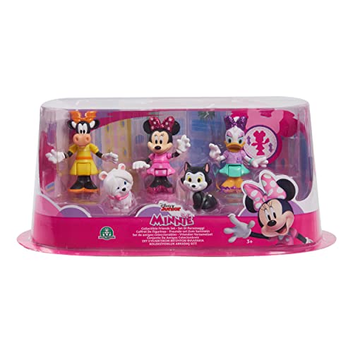 Minnie Mcn19 - Juego de 5 Figuras de 7,5 cm con 5 Personajes coleccionables, Juguete para niños a Partir de 3 años