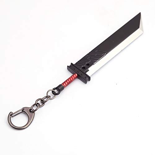 MINTUAN Llavero Llavero Final Fantasy 7 Remastered Destruction Sword Claude Zach Destroyer Sword Keychain