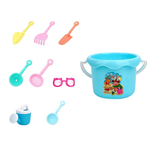 Mintuse World Children'S Toy Castle Bucket Pala Herramienta de juguete Temporada Playa Juguetes de agua Juguetes para niños Educación temprana Juguetes de playa (Multicolor)