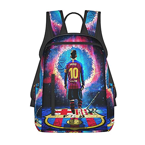 Mochila escolar para niños/niñas y adolescentes, para estudiantes con impresión 3D de Li_Onel Poster Me_Ssi de moda senderismo portátil mochila