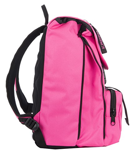 Mochila Extensible - Kappa Logo - Cartera Escolar - Rosa 31Lt