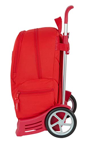 Mochila Safta 662 Espalda Ergonómica con Carro Safta Evolution de Sevilla FC Corporativa, 320x170x430mm