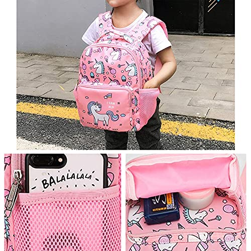 Mochila Unicornio Niños Impermeable Mochila Escolar Para Adolescente PequeñAs Mochilas Infantil Bolso Para Chicas Para La Escuela, Rosa Mochila Para NiñOs PequeñOs Viajes,Mochila De Guardería