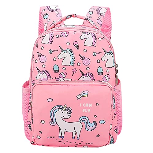 Mochila Unicornio Niños Impermeable Mochila Escolar Para Adolescente PequeñAs Mochilas Infantil Bolso Para Chicas Para La Escuela, Rosa Mochila Para NiñOs PequeñOs Viajes,Mochila De Guardería