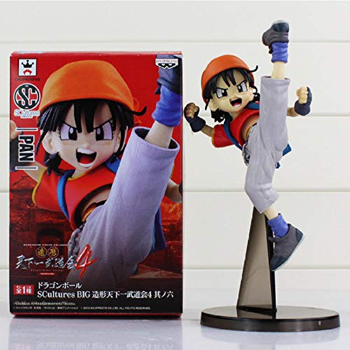 Modelo De Animeanime Banpresto Scultures Dragon Ball Z Tenkaichi Budokai Pan PVC Figura De Acción Juguetes Muñecas Modelo Coleccionable 20 Cm