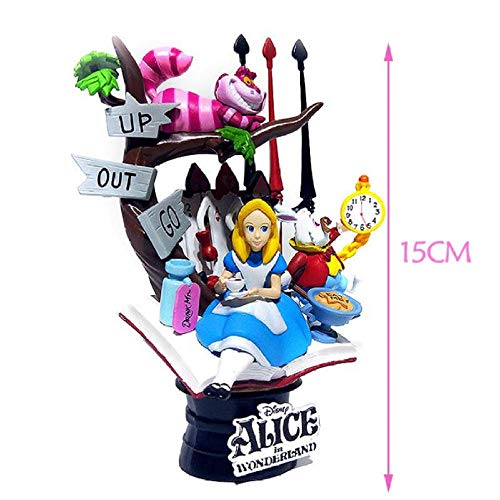 Modelo De Animeprincesa Muñeca Alicia En El País De Las Maravillas Figura De Acción Anime Decoración PVC Colección Figurita Chica Modelo De Juguete para Niños Regalo 15 Cm