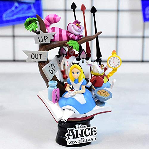 Modelo De Animeprincesa Muñeca Alicia En El País De Las Maravillas Figura De Acción Anime Decoración PVC Colección Figurita Chica Modelo De Juguete para Niños Regalo 15 Cm