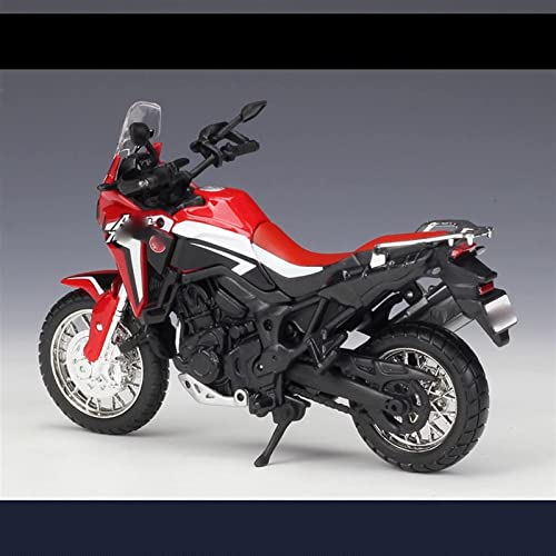 Modelo de Motocicleta, 1:18 for África Twin DCT 1100XX 600F Estado estático Vehículos fundidos Pasatiempos coleccionables Motocicleta Modelo de Motocicleta Juguetes Regalos for niños