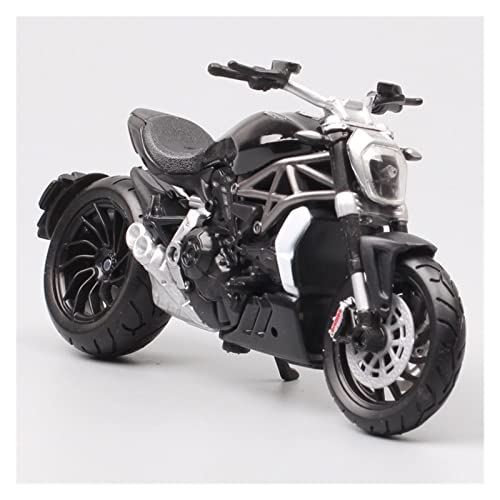 Modelo de Motocicleta de fundición a presión Escala 1/18 2016 Du-Cati Xdiavel S Cruiser Motocicleta Diavel Bicicleta Diecast Modelo Juguetes Carreras En Miniatura Niños para Colección