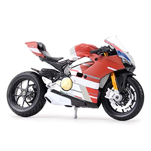 Modelo de Motocicleta de fundición a presión Modelo De Motocicleta 1:18 Du-Cati Panigale V4 S Corse Static Die Cast Vehículos Coleccionables Pasatiempos Motocicleta Modelo Juguetes