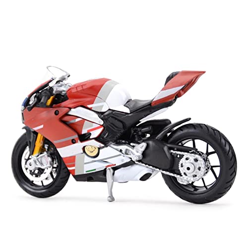 Modelo de Motocicleta de fundición a presión Modelo De Motocicleta 1:18 Du-Cati Panigale V4 S Corse Static Die Cast Vehículos Coleccionables Pasatiempos Motocicleta Modelo Juguetes