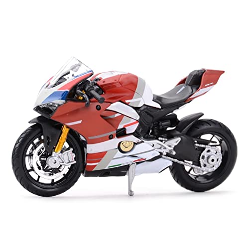 Modelo de Motocicleta de fundición a presión Modelo De Motocicleta 1:18 Du-Cati Panigale V4 S Corse Static Die Cast Vehículos Coleccionables Pasatiempos Motocicleta Modelo Juguetes