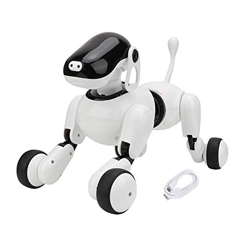 Modelo de robot, Juego inteligente de juguetes de perros con máquina táctil inteligente eléctrica de robot inteligente de baile multifunción con luz y altavoz bluetooth para niños