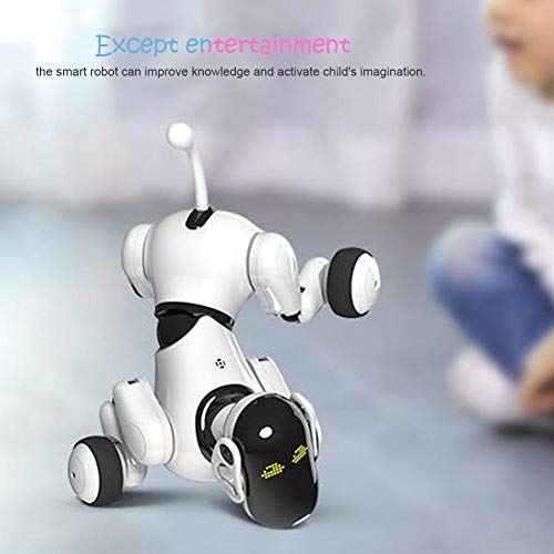 Modelo de robot, Juego inteligente de juguetes de perros con máquina táctil inteligente eléctrica de robot inteligente de baile multifunción con luz y altavoz bluetooth para niños