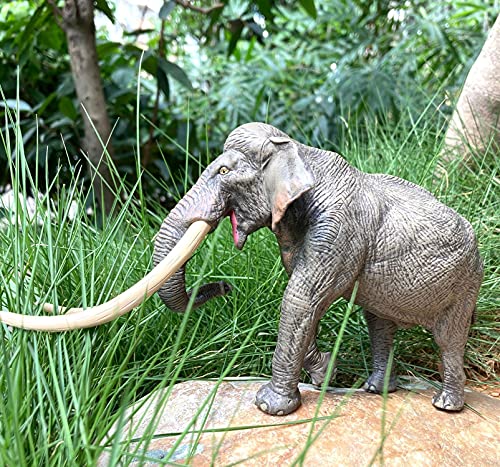 Modelos De Elefantes Realistas Realistas, Simulación De Plástico Sólido Figuras De Animales Salvajes Niños Antiguos Juguetes Cognitivos Decoración Regalos para Niños