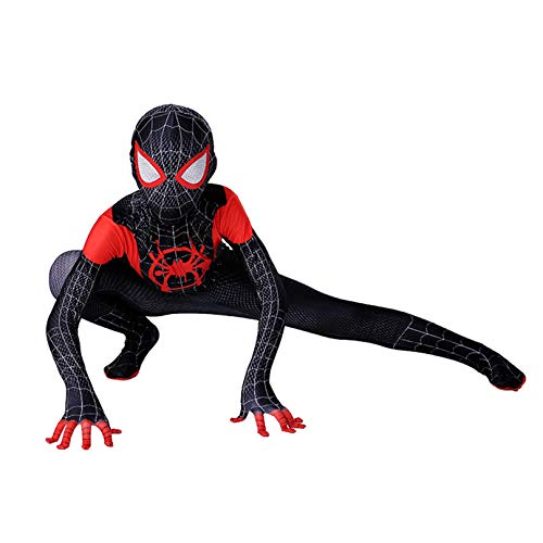 MODRYER - Disfraz de Spiderman o Spiderwoman para adultos y niños - Traje de superhéroe para fiestas de cosplay y disfraces