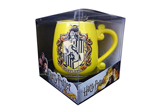 Monogram- Harry Potter Taza de cerámica Hufflepuff, Multicolor (48102)