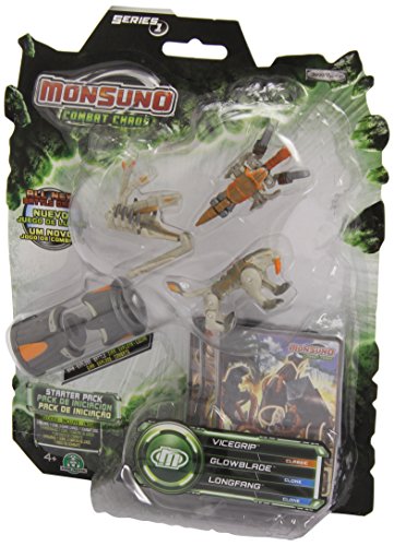 Monsuno - Blíster 1 Core/3 Figuras/3 Cartas Serie A (Giochi Preziosi 52507)