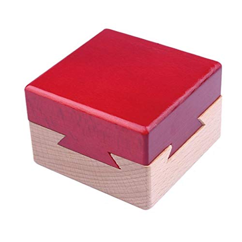 Moraphee Caja de Rompecabezas de Madera Rompecabezas Caja de Regalo de joyería Secreta para Navidad