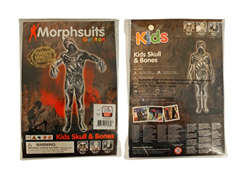 Morphsuits, Disfraz infantil Esqueleto, Skull and Bones, Large , color/modelo surtido