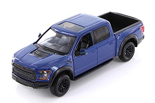 Motormax 79344 Ford F-150 Raptor Azul Metálico 2017 Escala 1:24