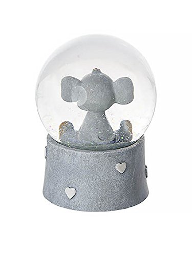 Mousehouse Gifts Bola de Nieve Musical con Elefante, bautizos y Baby Showers