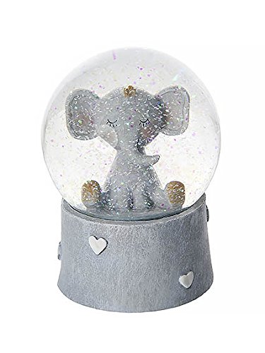 Mousehouse Gifts Bola de Nieve Musical con Elefante, bautizos y Baby Showers