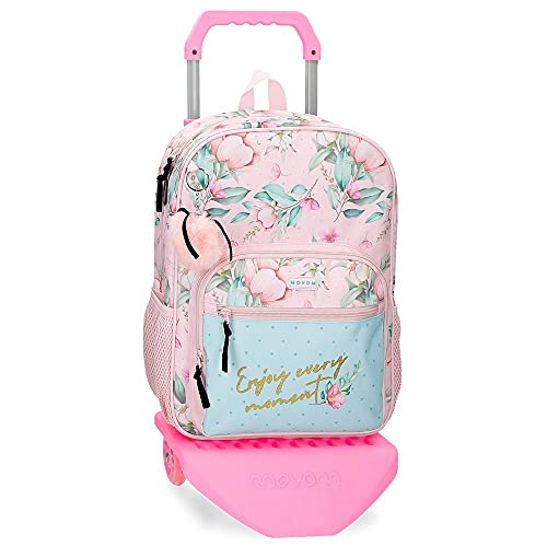 MOVOM Enjoy Every Moment Mochila Escolar Multicolor 31x42x13 cms Poliéster 16,93L