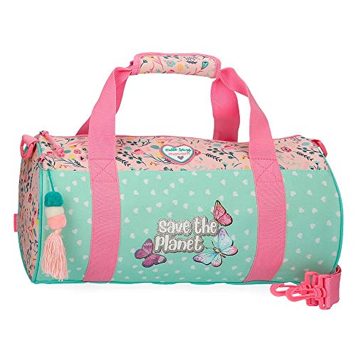 Movom Save The Planet Bolsa de Viaje Multicolor 41x21x21 cms Poliéster Reciclado 18.08L