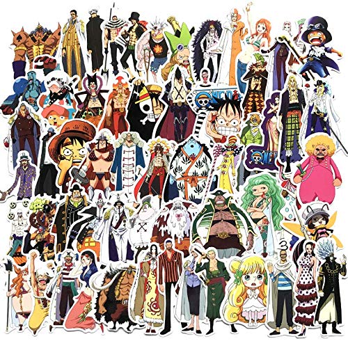 Multiculture One Piece - Pegatinas decorativas de vinilo (75 unidades)