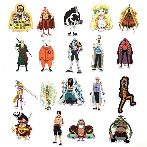 Multiculture One Piece - Pegatinas decorativas de vinilo (75 unidades)