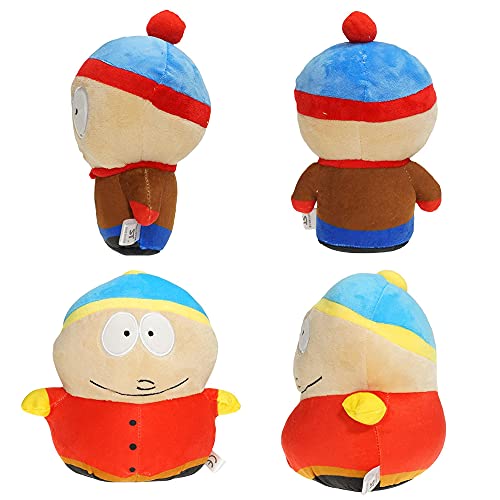 Muñecos de Peluche de Dibujos Animados The South Parks de 7.8 Pulgadas, Lindos muñecos de Peluche de Marsh & Kyle & Kenny & Cartman, cumpleaños navideños para niños y niñas (Marsh & Kyle)