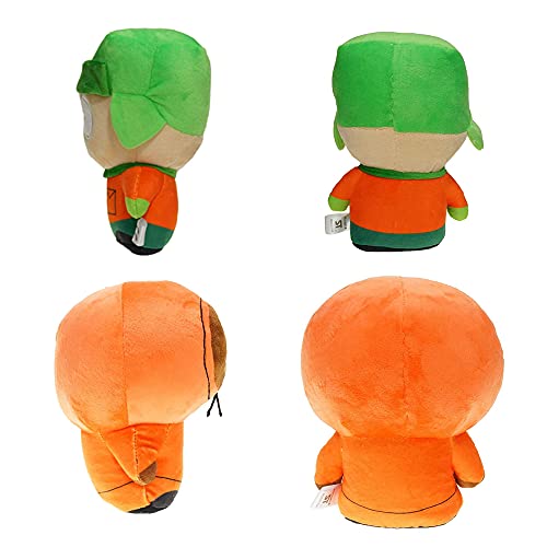 Muñecos de Peluche de Dibujos Animados The South Parks de 7.8 Pulgadas, Lindos muñecos de Peluche de Marsh & Kyle & Kenny & Cartman, cumpleaños navideños para niños y niñas (Marsh & Kyle)