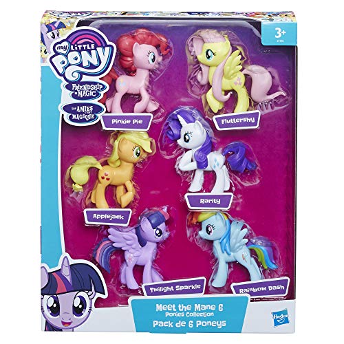 My Little Pony E1970EU61 Meet The Mane 6 Ponies Collection, Multicolor