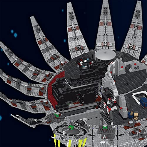 Myste Technik Star Death Star - Juego de construcción de 7008 piezas grandes Super Imperial UCS Destroyer Death Star Exclusivo modelo coleccionable compatible con Lego Star Wars