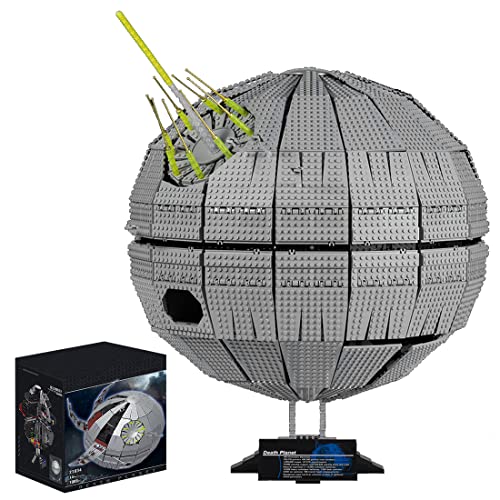 Myste Technik Star Death Star - Juego de construcción de 7008 piezas grandes Super Imperial UCS Destroyer Death Star Exclusivo modelo coleccionable compatible con Lego Star Wars