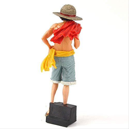 MYXFASITA Navidad 20 cm One Piece Monkey D Luffy Portada de la Revista del 20 Aniversario PVC Figura de acción de colección Modelo muñeca de Juguete EYN474