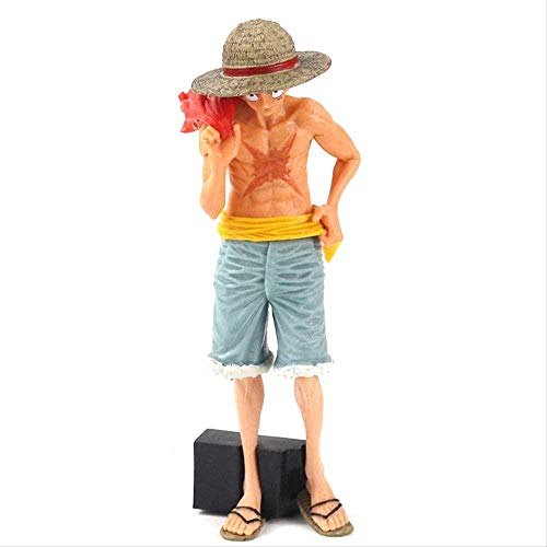 MYXFASITA Navidad 20 cm One Piece Monkey D Luffy Portada de la Revista del 20 Aniversario PVC Figura de acción de colección Modelo muñeca de Juguete EYN474